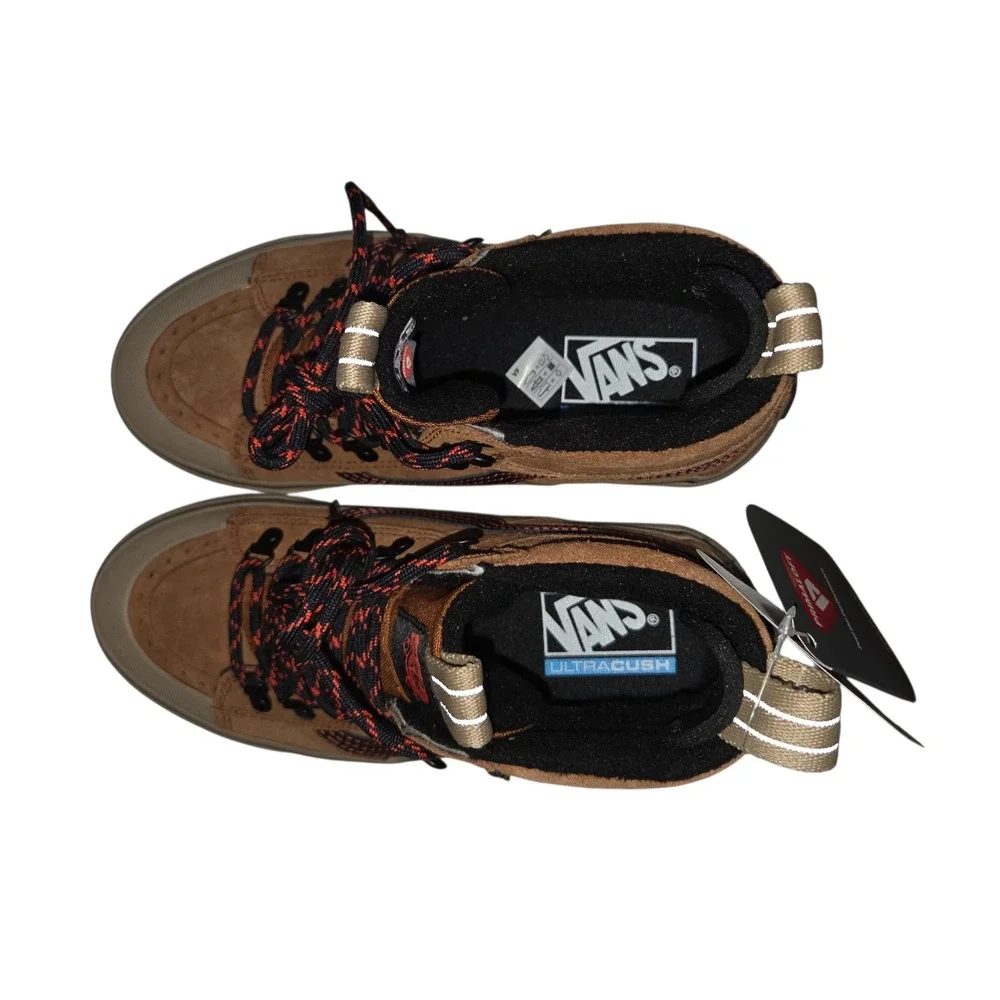 Vans‎ Sk8-Hi MTE-2 Brown Suede Waterproof Cold Weather Boots Mens 6.5 Women 8